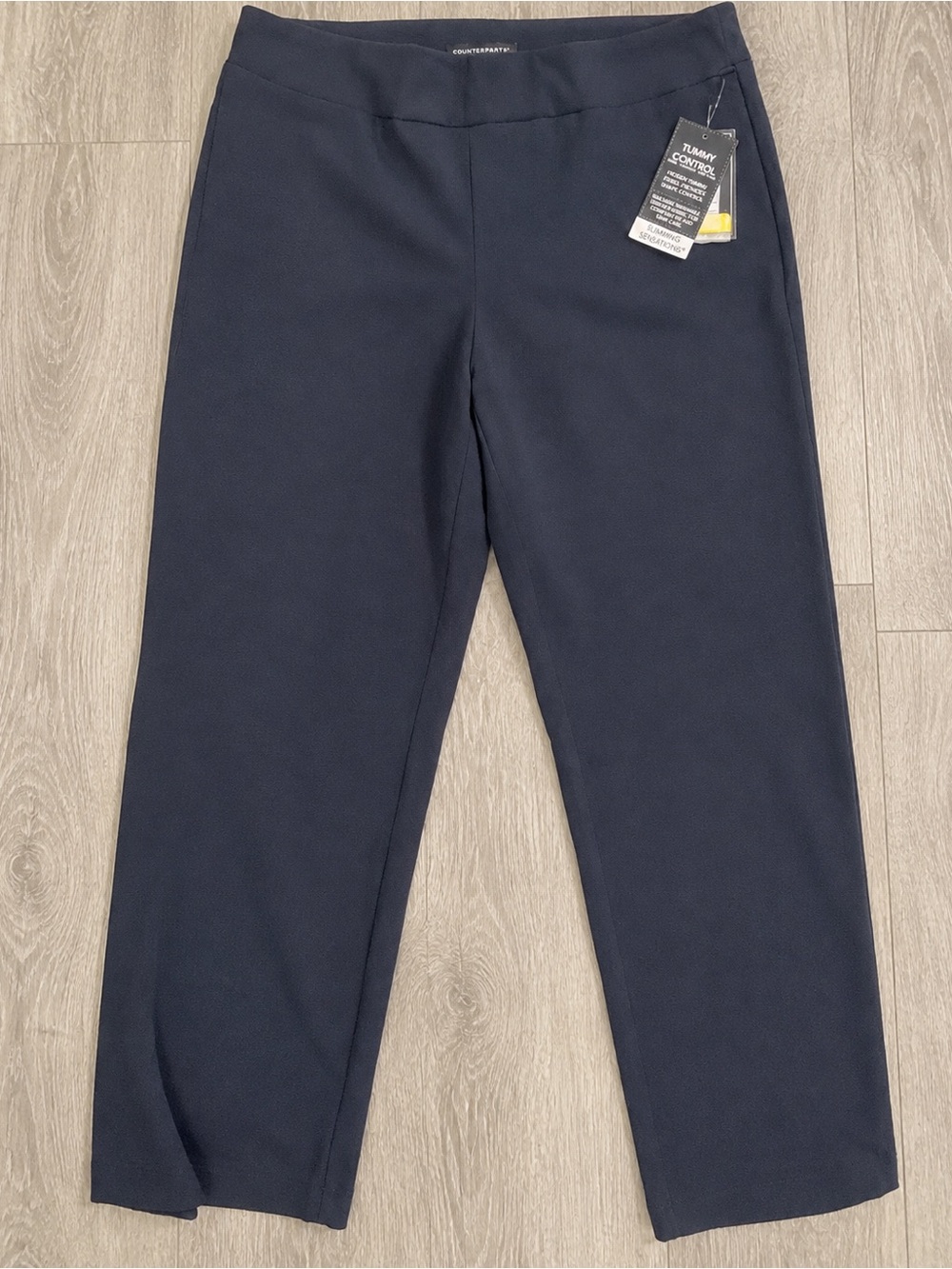 Counterparts Women’s Tummy Control Slimming Dress Pants Navy Size 12P Work Pant